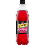 5 PACK of Schweppes Raspberry Bottle 600ml