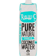 5 PACK of Raw C Coconut Water Pure Natural 1l