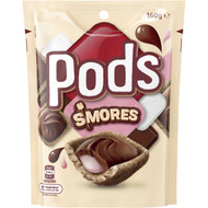 5 PACK of Mars Pods Smores Chocolate Medium Bag 160g