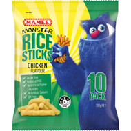 5 PACK of Mamee Monster Rice Stick Chicken Flavour 200g
