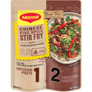 5 PACK of Maggi Stir Fry Creations Chinese Five Spice & Soy Beef 150g