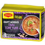 5 PACK of Maggi Fusian Soupy Noodles Thai Tom Yum 5 pack