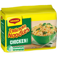 5 PACK of Maggi 2 Minute Instant Noodles Chicken 5 pack