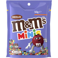5 PACK of M&m's Minis Chocolate Medium Bag 145g