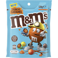 5 PACK of M&m's Crunchy Caramel Bag 130g