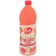 5 PACK of Kushi Pink Guava Juice 1l