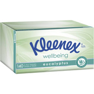 5 PACK of Kleenex Facial Tissue Eucalyptus 140 pack