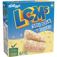 5 PACK of Kellogg's Lcms Yoghurty Split Stix Snack Bars 138g