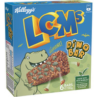 5 PACK of Kellogg's Lcms Dino Bars 6 pack