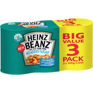 5 PACK of Heinz Baked Beans No Added Sugar 300g x3 pack