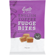 5 PACK of Gran's English Toffee Fudge Bites 100g