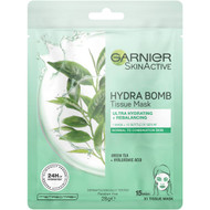 5 PACK of Garnier Hydra Bomb Tissue Face Mask Green Tea