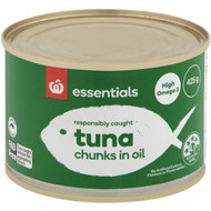 5 PACK of Essentials Tuna In Oil 425g