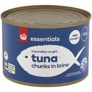 5 PACK of Essentials Tuna In Brine 425g