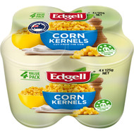 5 PACK of Edgell Corn Kernels Value Pack 4x125g