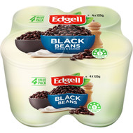 5 PACK of Edgell Black Beans 125g x4 pack