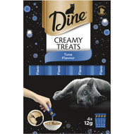 5 PACK of Dine Creamy Treats Tuna Flavour Cat Treat 4 pack