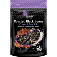 5 PACK of Connect Foods Roast Black Beans Cocoa & Sea Salt 125g