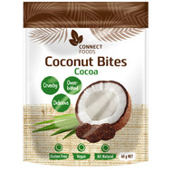 5 PACK of Connect Foods Coconut Bites Cocoa 40g