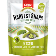 5 PACK of Calbee Harvest Snaps Wasabi 93g