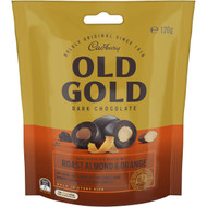 5 PACK of Cadbury Old Gold Dark Chocolate Almond & Orange Bites 120g