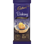 5 PACK of Cadbury Baking Dark Chocolate Block 180g