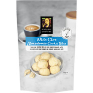 5 PACK of Byron Bay Cookies Gluten Free White Choc Macadamia Cookie Bites 100g