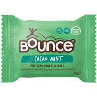 5 PACK of Bounce Natural Energy Ball Cacao, Mint & Protein Ball 42g