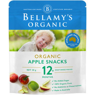 5 PACK of Bellamy's Organic Apple Snacks Apple 20g