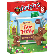5 PACK of Arnott's Tiny Teddy Chocolate 8 pack