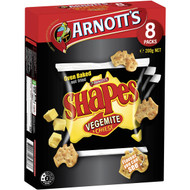 5 PACK of Arnott's Shapes Vegemite & Cheese 200g