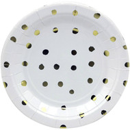 5 PACK of Armada Metallic Paper Side Plates Assorted 10 pack