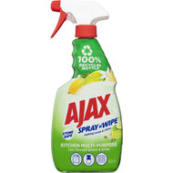 5 PACK of Ajax Spray N' Wipe Kitchen Multi- Purpose Cleaner Baking Soda 500ml