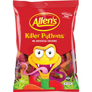 5 PACK of Allen's Killer Python Jelly Lolly Bag 192g