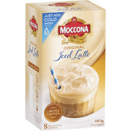 5 PACK of Moccona Iced Latte Sachets 8 pack