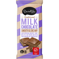 5 PACK of Darrell Lea Traditional Milk Chocolate Block 170g