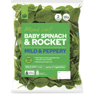 5 PACK of WW Mixed Leaf - Baby Spinach & Rocket 120g