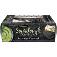 5 PACK of Ob Finest Sourdough Crispbread Activated Charcoal 110g