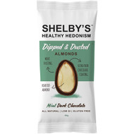 5 PACK of Shelby's Mint Dark Chocolate Almonds  40g