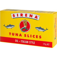 5 PACK of Sirena Tuna Slices In Oil Italian Style 125g