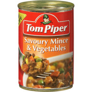 5 PACK of Tom Piper Beef Savoury Mince Vegetable 400g