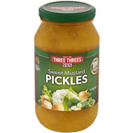 5 PACK of Three Threes Pickles Mustard 520g
