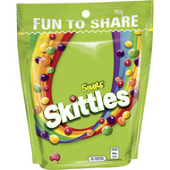 5 PACK of Skittles Sours Lollies Large Bag  190g