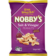 5 PACK of Nobby's Peanuts Salt & Vinegar 350g