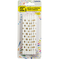 5 PACK of Korbond Party Candles Metallic Coloured 12 pack