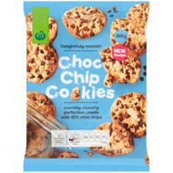 5 PACK of WW 40% Choc Chip Cookies 400g