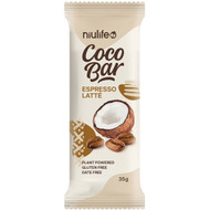 5 PACK of Niulife Coco Bar Espresso Latte  35g