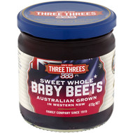 5 PACK of Three Threes Sweet Whole Baby Beets  415g