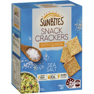 5 PACK of Sunbites Crackers With Quinoa Sea Salt 105g