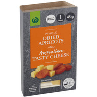 5 PACK of WW Tasty Cheese Cubes & Whole Dried Apricots 45g